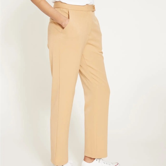NWT $178 Universal Standard | Ice Coffee Woven Cigarette Pants women’s - Picture 2 of 12